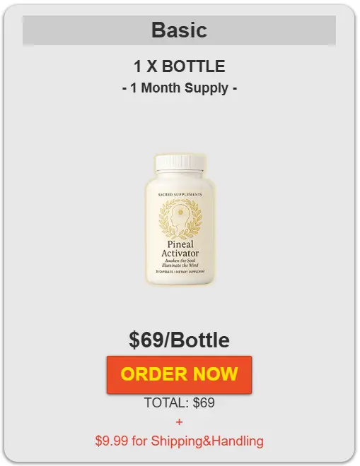 Pineal Activator 1 Bottle Pricing
